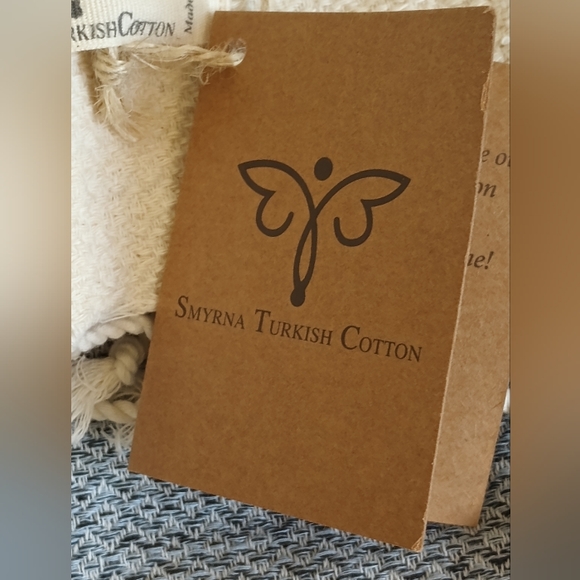 New 48”x 61” Smyrna Turkish Cotton Throw Blanket New With Tags Made in Turkey - Picture 4 of 11